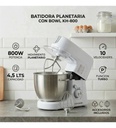 Batidora Planetaria Ken Brown Kh-800 4.5 Litros Blanca Blanco 50 Hz X 60 Hz