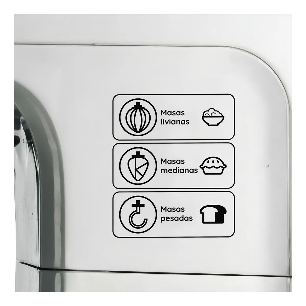 Batidora Planetaria Ken Brown Kh-800 4.5 Litros Blanca Blanco 50 Hz X 60 Hz