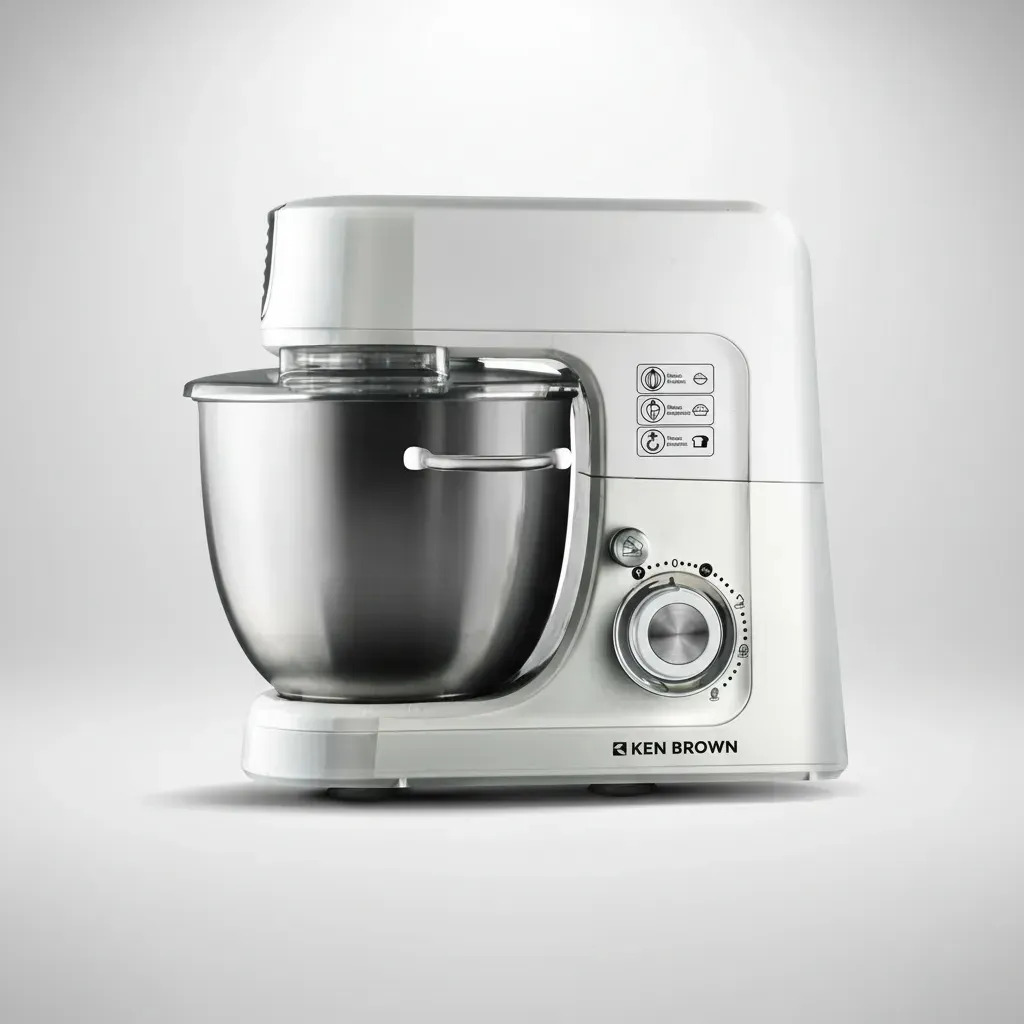 Batidora Planetaria Ken Brown Kh-800 4.5 Litros Blanca Blanco 50 Hz X 60 Hz