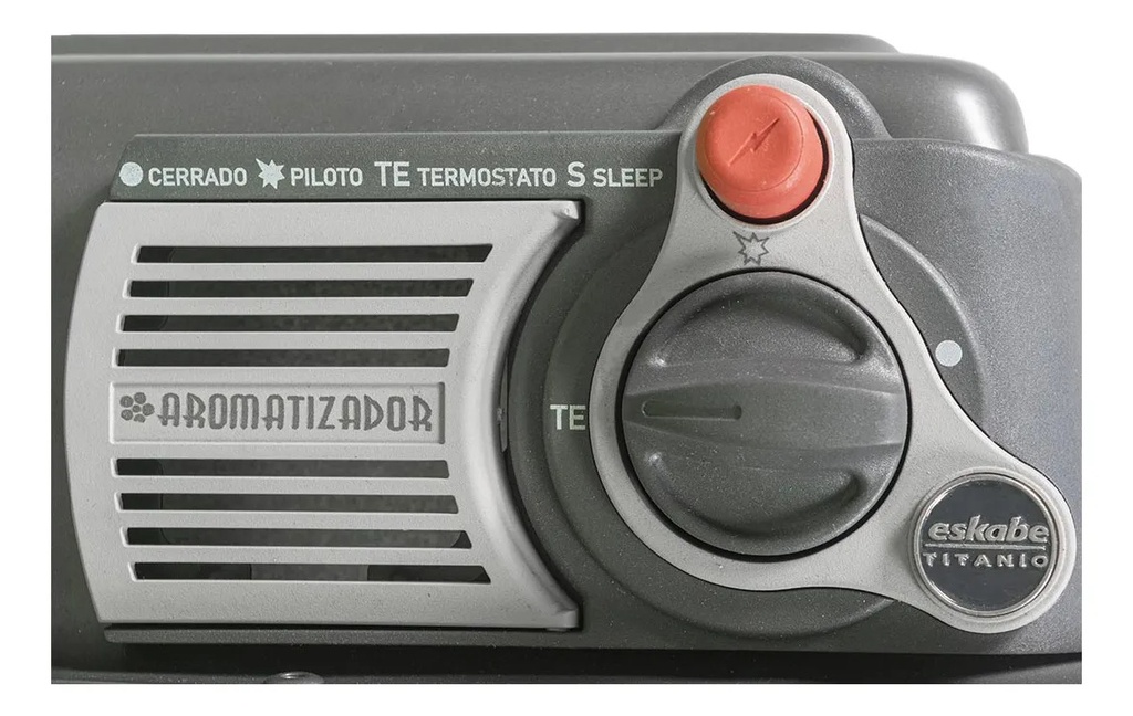 Calefactor Eskabe Titanio 5000kcal/h Tt Tbu5 Te C/termostato Crema