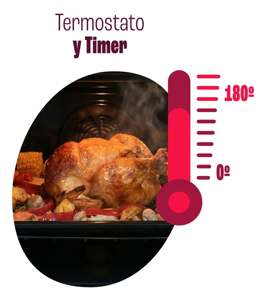 Horno Empotrable Eskabe H6900xt 60l Touch Acero Inoxidable Acero Inoxidable