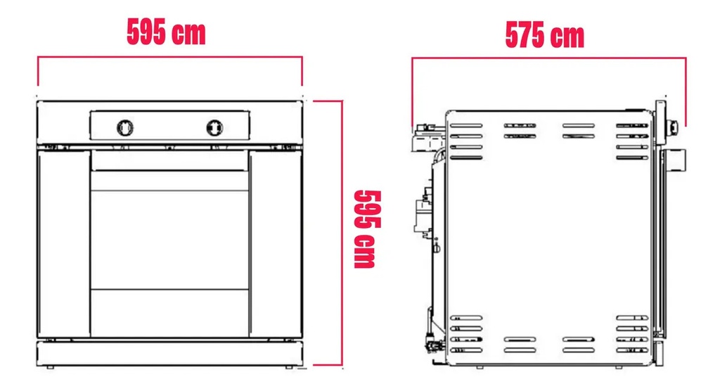 Horno Empotrable Eskabe H6900xt 60l Touch Acero Inoxidable Acero Inoxidable