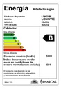 Calefactor Tiro Balanceado Longvie Eba5u 5000kcal Salida U Tiza