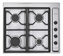 Anafe Longvie A6600xf Multigas 60cm 4 Hornallas Acero Inox. Acero Inoxidable