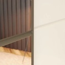 Ropero Henn Cavic D209-108 2 Puertas Corredizas Duna/blanco Duna Con Off White