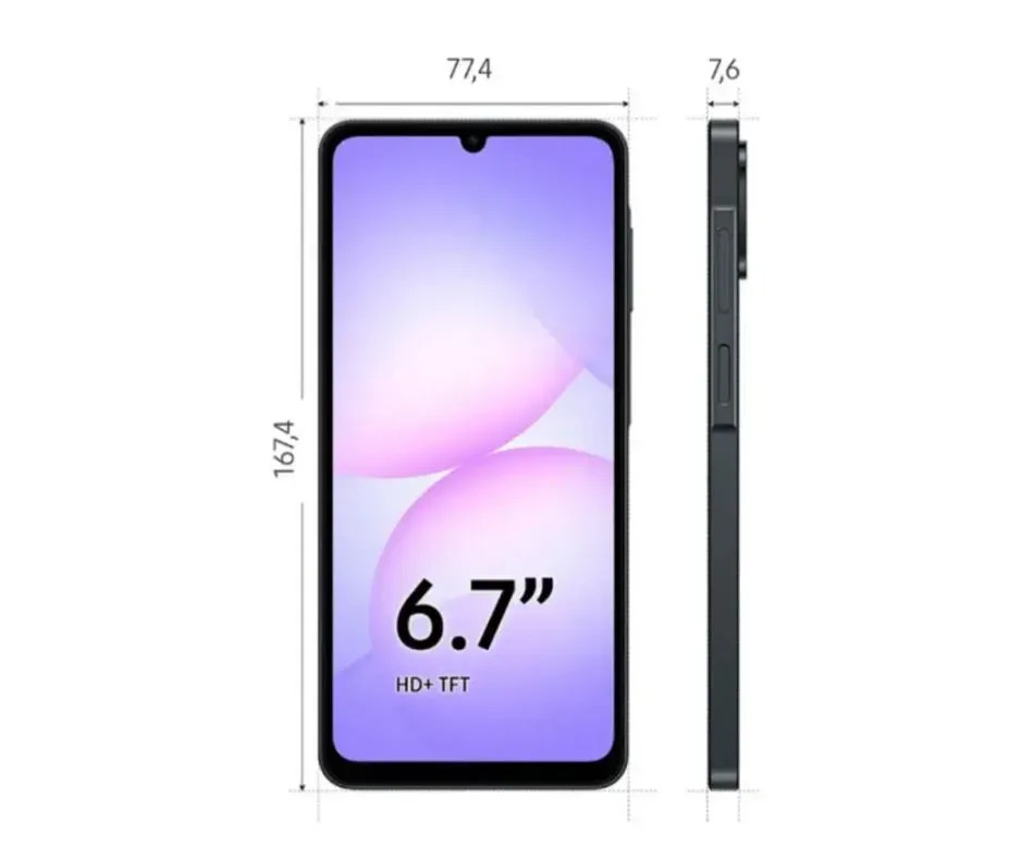 Samsung Galaxy A Sm-a07m Negro