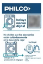 Lavarropas Philco 11 Kg Carga Frontal Inverter Grey Silver Gris