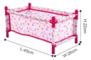 Set De Muñecas 3 En 1 Cuna Mecedora Silla Explorer Fan Rosa