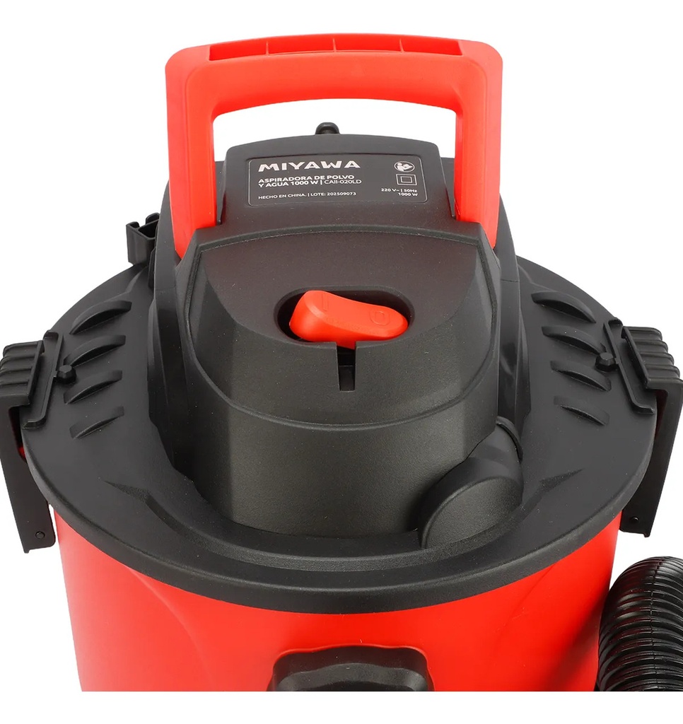 Aspiradora Miyawa Caii-020ld De Polvo Y Liquido 1000w Rojo