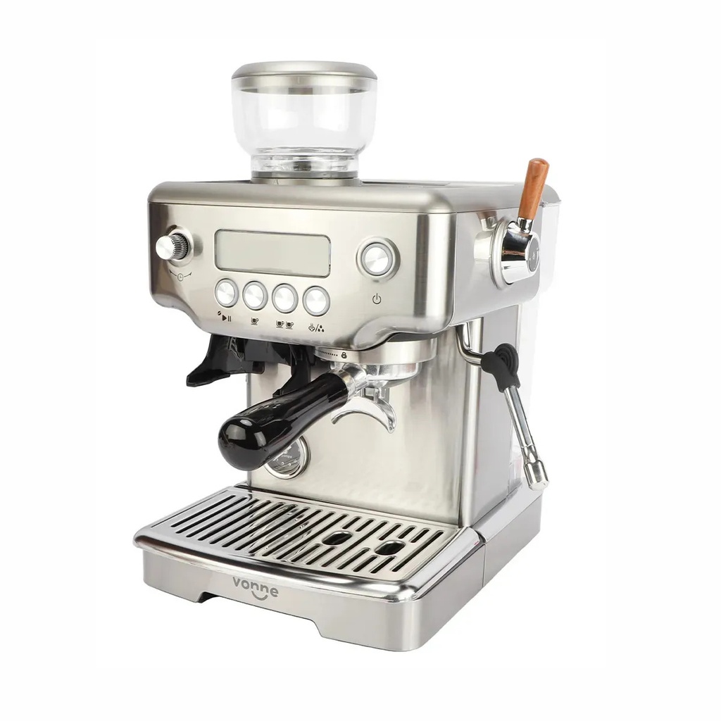 Cafetera Vonne Celi-cadm Expreso Con Con Molinillo Regulable Gris