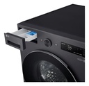 Lavarropas LG Wm17egntspg 17 Kg Frontal Inverter Steam Gris Oscuro