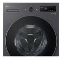 Lavarropas LG Wm17egntspg 17 Kg Frontal Inverter Steam Gris Oscuro