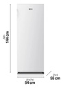 Freezer Cíclico Vertical Siam Fsi-cv180b 166lts Color Blanco Blanco