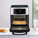 Horno Grill Con Freidora De Aire Siam 15 Lts Hgfsis1524pi Plateado