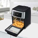 Horno Grill Con Freidora De Aire Siam 15 Lts Hgfsis1524pi Plateado