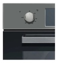 Combo Candy Horno Electrico Fcp605 65l+ Anafe A Gas Chg6 Plateado