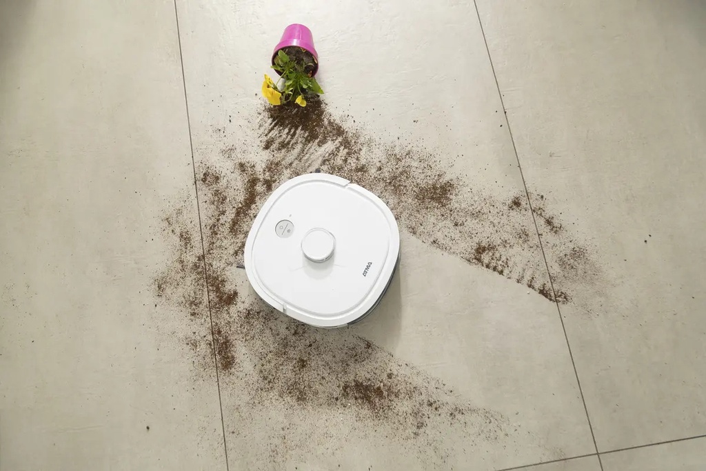 Aspiradora Robot Atma Atar2123pi Aspira Y Trapea Blanco