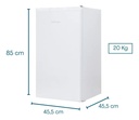 Freezer Vertical Philco Phcv065b 65 Lts Ciclico Blanco Blanco