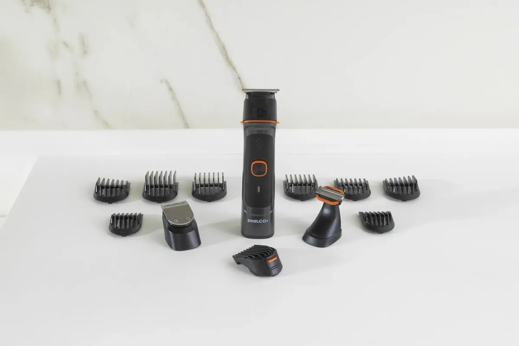 Grooming Kit Philco Cb8875se Corta Pelo-barba 12 Accesorios Negro