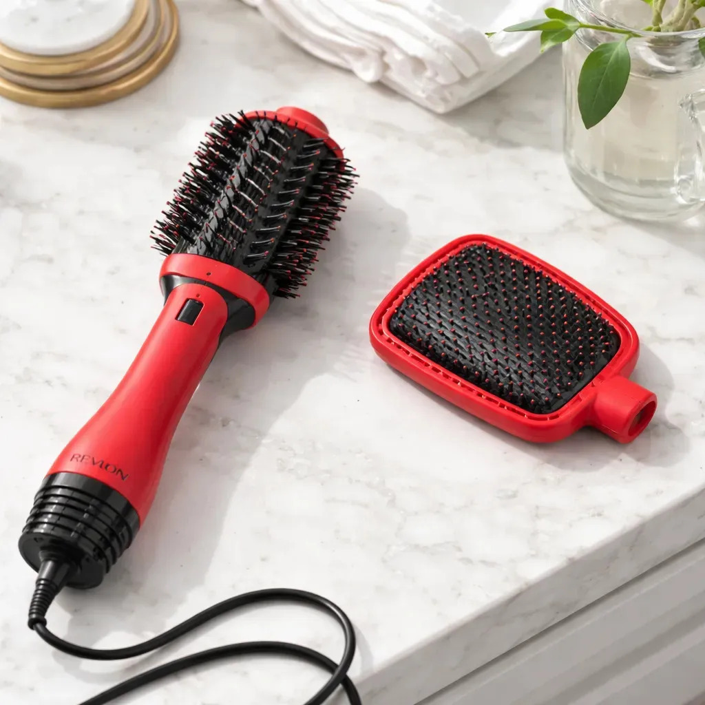 Cepillo Revlon Volumizer Plus Duo Rvdr5298ckla2av1 Smoothsta Rojo