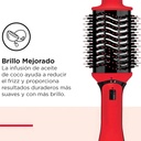 Cepillo Revlon Volumizer Plus Duo Rvdr5298ckla2av1 Smoothsta Rojo