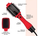 Cepillo Revlon Volumizer Plus Duo Rvdr5298ckla2av1 Smoothsta Rojo