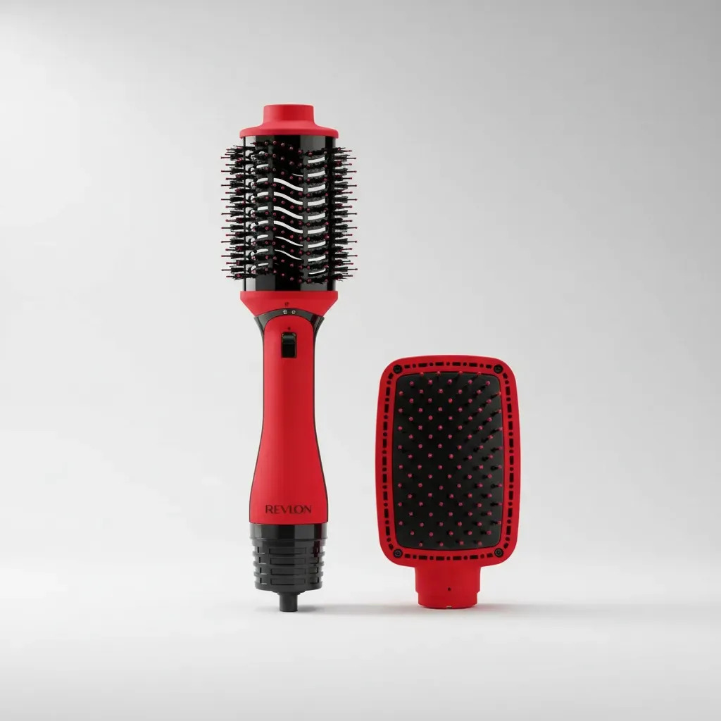 Cepillo Revlon Volumizer Plus Duo Rvdr5298ckla2av1 Smoothsta Rojo