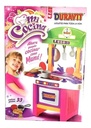 Cocina Duravit Chica Con Accesorios 33 Piezas 610 Rosa Chicle