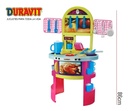Cocina Juguete Duravit Grande Con Utensillos 611 Multicolor