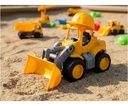 Camion Excavadora Cad Duravit Con Casco 234 Amarillo Excavadora Amarillo