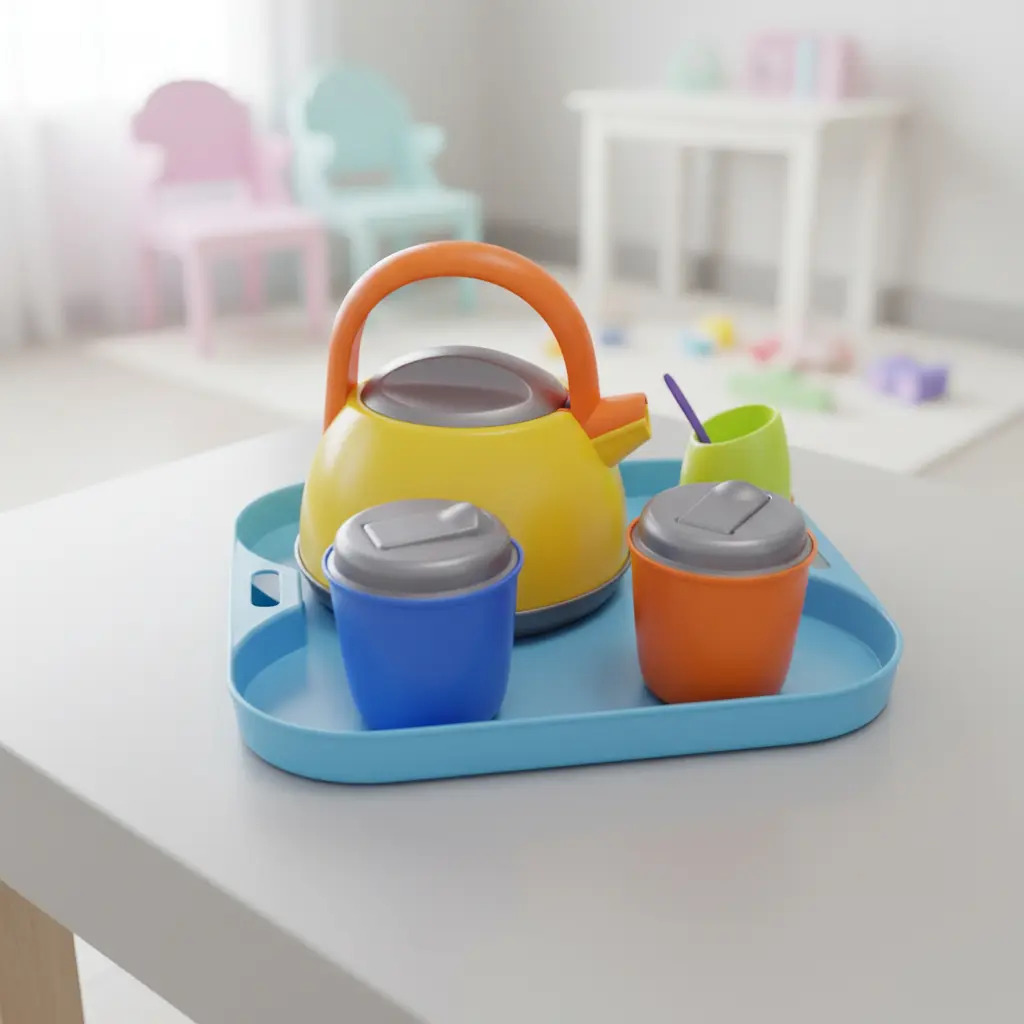 Juego De Mate Duravit Con Bandeja Plastico 6 Piezas 619 Amarillo