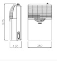 Calefactor A Gas Longvie Eca3 3200 Kcal Convección Tiza Tiza