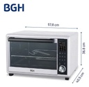 Horno Eléctrico Bgh 46 Litros Digital Blanco Bhe46db25i Blanco