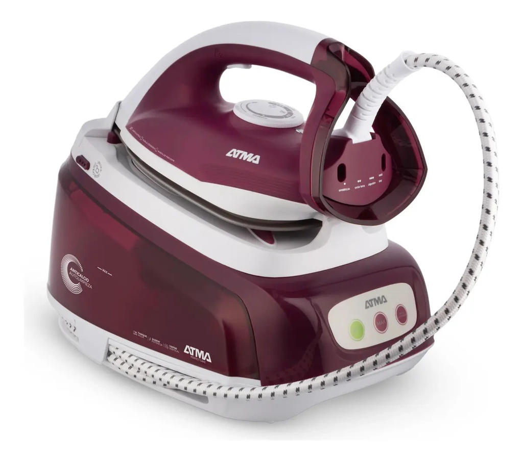Estación De Planchado Atma 2200 W 1.8l De Tanque Violeta
