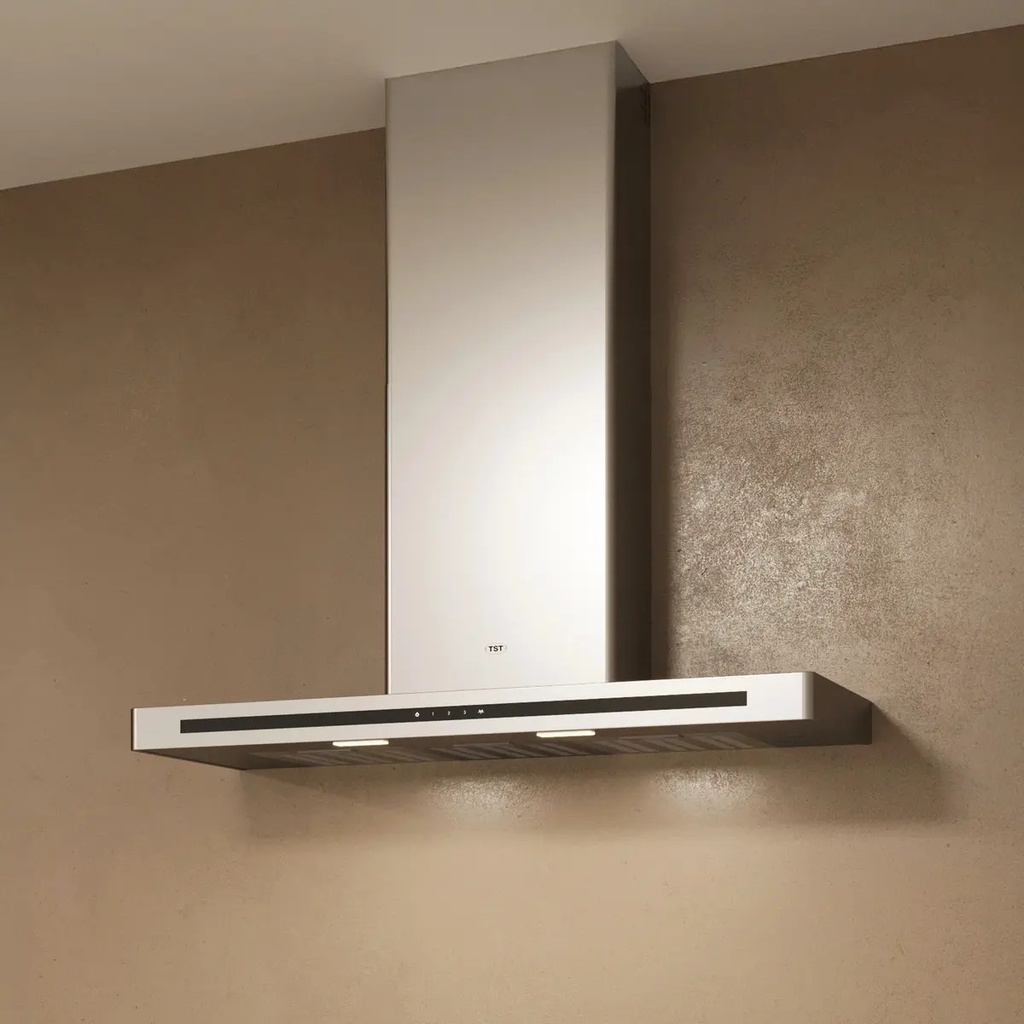 Campana De Cocina Tst Diamante Touch 60 Cm Acero Inox Plateado