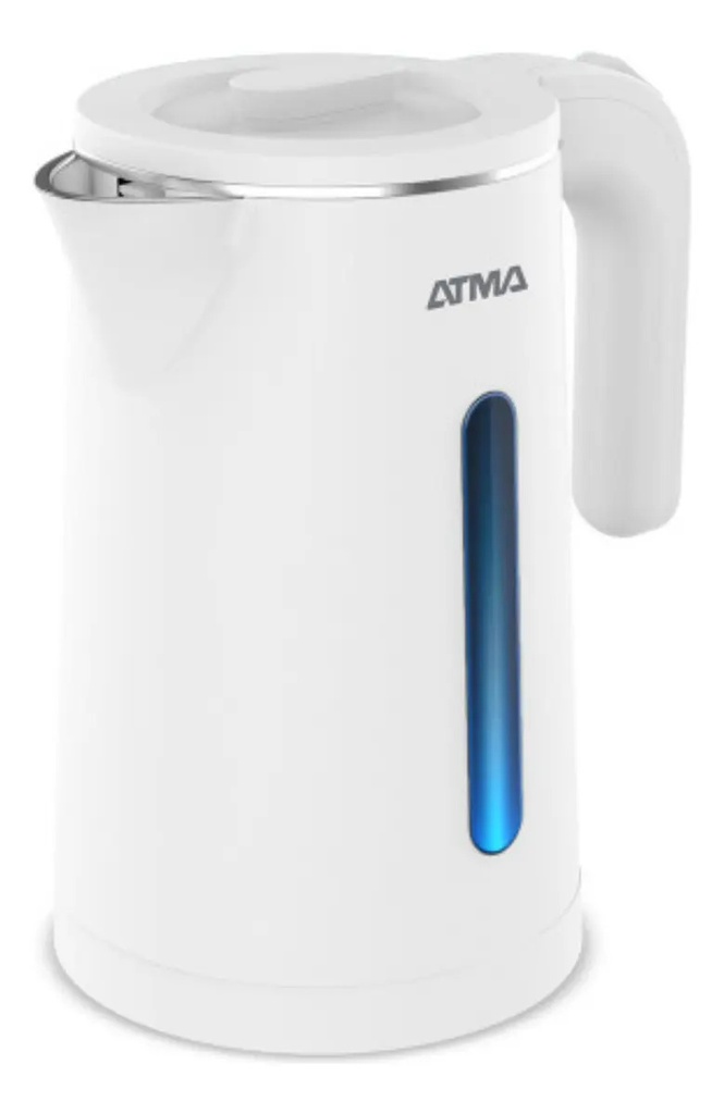 Pava Eléctrica 1500w 1.8 Litros Atma Blanco On/off Blanco