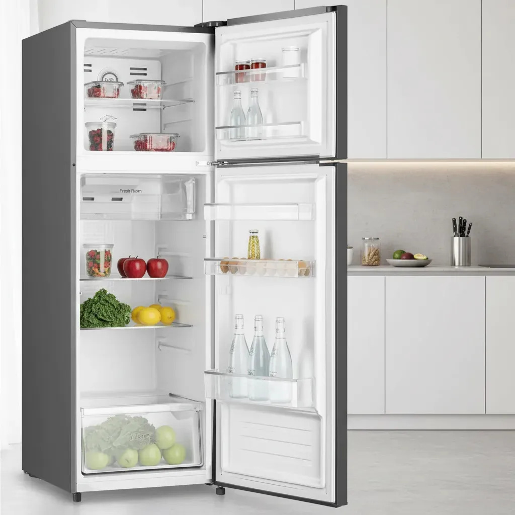 Heladera Briket Kd325fwg 325 Lts Invertert No Frost Gris Gris Oscuro