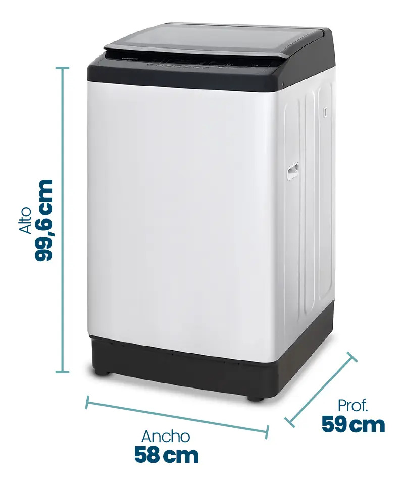 Lavarropas Philco Phcs1402b2 9.5 Kg Carga Superior Blanco Blanco