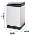 Lavarropas Philco Phcs1402b2 9.5 Kg Carga Superior Blanco Blanco