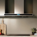Campana De Cocina Tst Colhue 60cm Touch 3 Vel Acero Inox Plateado