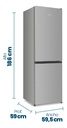 Heladera Philco Combi Phnc30p 299l No Frost Gris Plateado