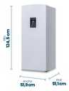 Heladera Philco Phsd179bd2 161l Single Door Con Disp Blanco Blanco