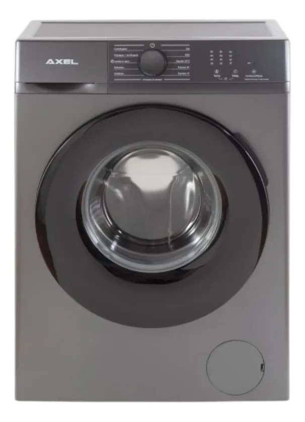 Lavarropas Axel 6kg Ax-60 Jg60-a112ve Inverter Frontal Gris Plateado