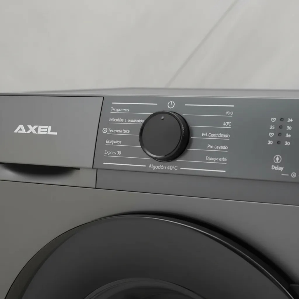 Lavarropas Axel 6kg Ax-60 Jg60-a112ve Inverter Frontal Gris Plateado