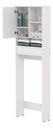 Mueble Organizador Baño Piro Blanco 5 Estantes Sobre Inodoro Blanco