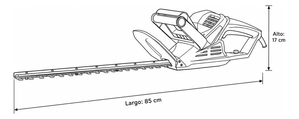 Cortacerco Electrico Dowen Pagio 520w 500mm 9995228.1 Naranja