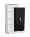 Modular Mueble Aparador Multifuncion Melamina Negro/blanco Negro/blanco