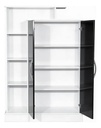 Modular Mueble Aparador Multifuncion Melamina Negro/blanco Negro/blanco