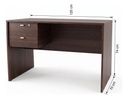 Escritorio Platinum 502 Melamina 120cm X 74cm X 70cm Tabaco Tabaco