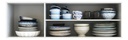 Alacena De Cocina 1,40mt Color Blanco Con Roble Termo Negro Blanco Con Roble Termo Negro
